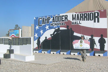 Cub Pack 145 Banner at Camp Adder, Tallil, Iraq